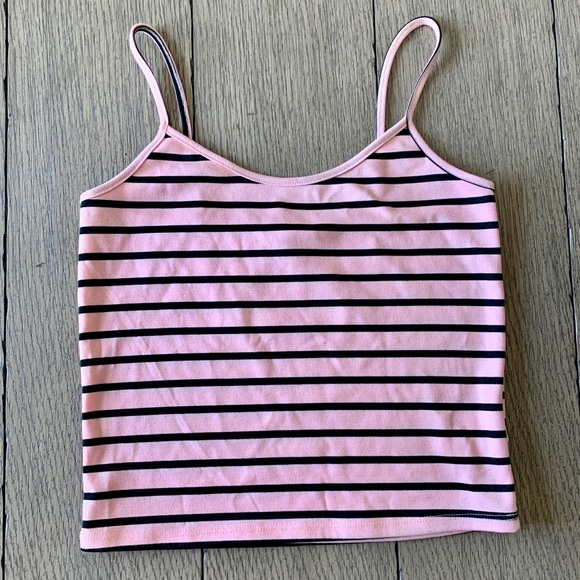 s.o.r.a.d. By ATV Striped Crop Top - Picture 1 of 3